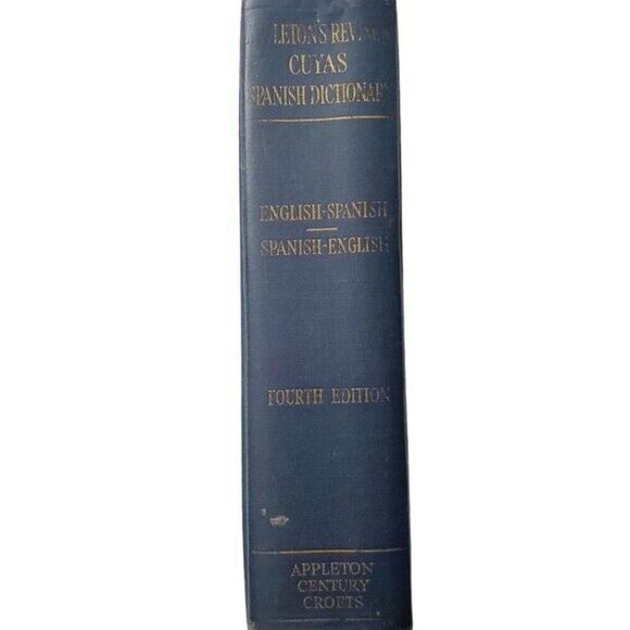 Vintage 1950s Appleton's new cuyas english-spanish hardcover - Picture 5 of 10